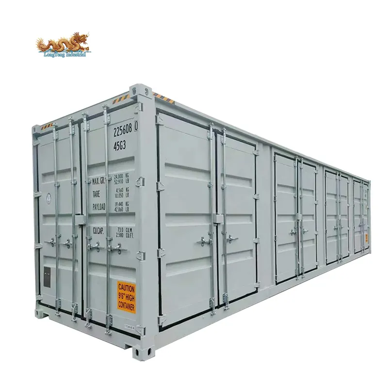 Đa Bên Cửa mở 40ft xách tay tự lưu trữ 40 ft Chiều dài cao Cube mở Side vận chuyển container