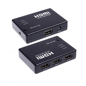 Interruptor hdmi 1080p, 3 puertos, splitter, 3 en 1, Adaptador convertidor de audio y vídeo con control remoto IR, venta al por mayor de fábrica - Product Image 2