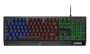 104-<strong>key</strong> RGB LED-backlit gaming <strong>keyboard</strong> 12 <strong>lighting</strong> modes USB wired <strong>keyboard</strong> for laptops and <strong>computers</strong> - Product Image 2