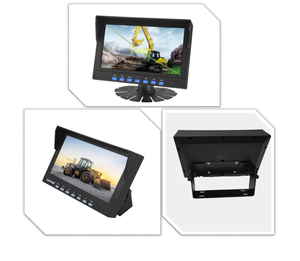 7英寸数字12V 24V TFT液晶VGA视频输入后视总线卡车汽车监视器 - Product Image 2