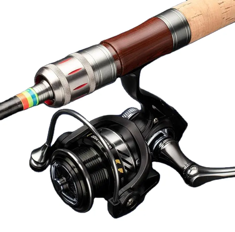 2023新しいスタイルの釣り竿とリールのコンボフルセットキットスピニングリール旅行釣り竿とリールのコンボセットケース付き
