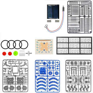 FiveStar 12-in-1幹ソーラーロボット玩具教育Diy Building Science Stemロボットキット12 in 1ソーラーロボット玩具子供用 - Product Image 6