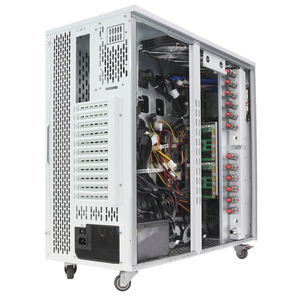 Carcasa de ordenador personalizada, estación de trabajo con IA, pantalla LCD de estado de datos en tiempo Real, 4 GPU, torre de chasis, carcasa de servidor GPU - Product Image 2