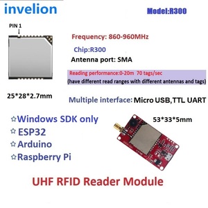 R300 UHF RFIDリーダーモジュールArduino Raspberry Pi ESP32用ロングレンジカードリーダー | 無料Windows SDK - Product Image 6