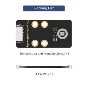 Sensor de temperatura y humedad Compatible con sensor robot Hiwonder - Product Image 6