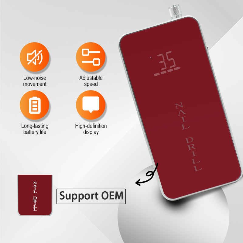 AT-NDB-186&B9 nail drill OEM LOGO(confirm with sales) 2.35mm