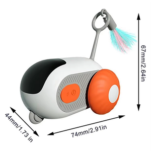 Kedi çılgın sevinç araba oyuncak kablosuz uzaktan kumanda elektrikli simülasyon fare kediler oyuncaklar - Product Image 6