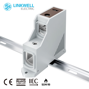 High Current Din Rail Mounted <strong>Double</strong> <strong>Layer</strong> <strong>Terminal</strong> Connector <strong>Block</strong> for Electrical Applications - Product Image 6