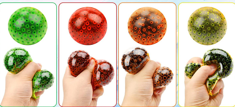 Pelota de rana de espuma suave de 6 cm