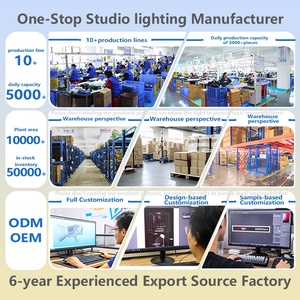 ไฟแอลอีดีวิดีโอไฟ LED แบบมืออาชีพหรี่แสงได้ห้าสี zsyb รีโมทคอนโทรล - Product Image 6