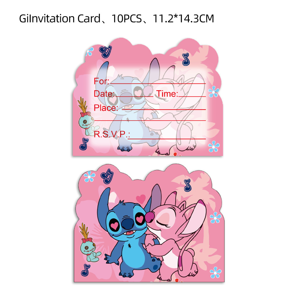 Cartes d'invitation-10 pièces
