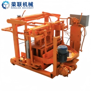 QT40-3A automatico Mobile frassino blocco di mattoni in calcestruzzo modulo di produzione di mattoni forati macchina per la produzione di mattoni - Product Image 1