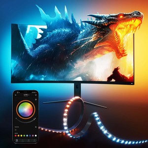 BPSK3แถบไฟ LED 3 in 1ชิ้นไฟ RGB 5050เพลงซิงค์เปลี่ยนสีควบคุมแอพ DC 5V นำหลอดไฟเทปสำหรับไฟแบล็คไลท์ทีวี - Product Image 6