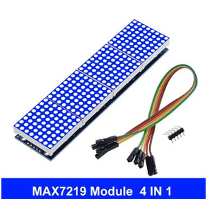 Modulo MAX7219 a matrice di punti modulo schermo 4-in-1 modulo Driver di controllo MCU - Product Image 3