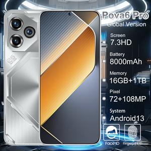 Android Excellence再発明されたPOVA 6ProデュアルSIM 16GB RAM 1テラバイトストレージ10コアプロセッサと7.3フルディスプレイ