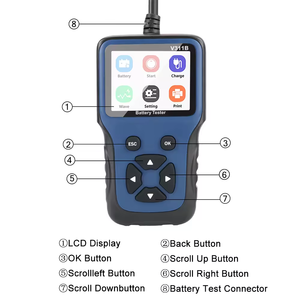 WZAUTO V311B Fahrzeug werkzeuge obd Autos canner Batterie tester Auto obd2 Fehler code leser Anzeige obd2 Scanner Diagnose tool - Product Image 5