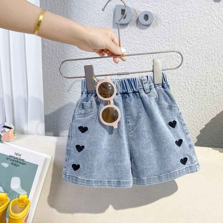 2024 Nieuwe Kleding Voor Kinderen 5 Tot 10 Zomer Verstelbare Taille Biologische Katoenen Twill Tienermeisjes Shorts