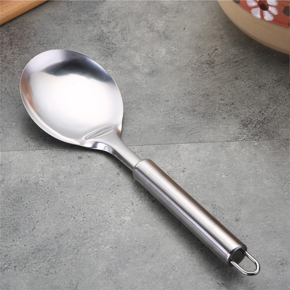 Silver Rice ladle 1mm thick