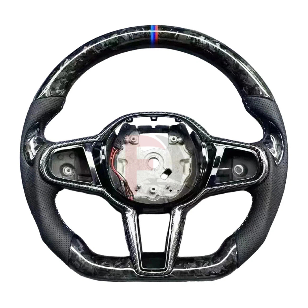 Forged Carbon Fiber+leather
