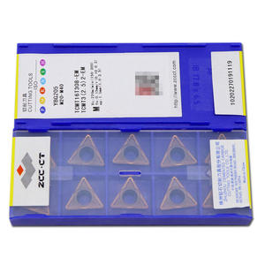 Insertos de torneado, herramientas de corte CNC, puntas de carburo de tungsteno, herramientas de máquina de torno TCMT110204, YBG205, ZCCCT, INSERTO de carburo - Product Image 6
