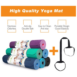 GYCO เสื่อโยคะออกกำลังกาย TPE สองด้านพิลาทิสและการออกกำลังกายอื่นๆ - Product Image 6