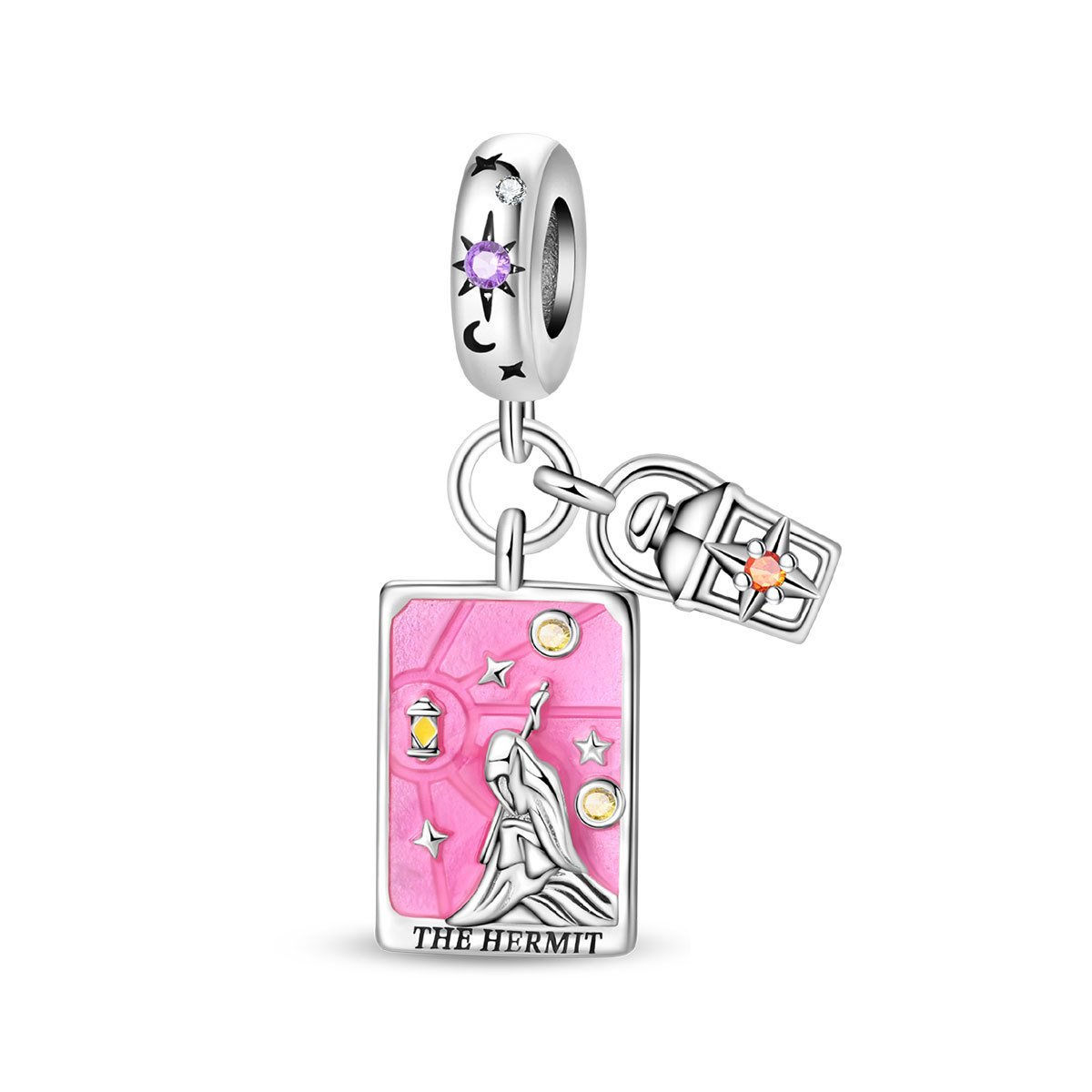 Pendentif carte verticale Pac1819-hermit