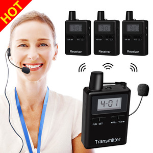 2.4G Universal Frequency Anti-Interferenz-Reiseleiter system für mehrsprachiges Simultan dolmetschen Whisper Guide System - Product Image 1