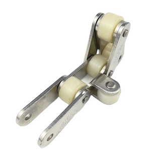 高品质尼龙滚筒型双螺距304不锈钢输送链带附件 - Product Image 1
