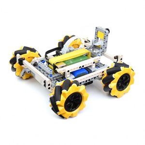 Waves hare <span class=keywords><strong>Build</strong></span> Mecar Kit, intelligenter Baustein roboter mit Mecanum-Rädern, 5MP-Kamera, basierend auf <span class=keywords><strong>Raspberry</strong></span> <span class=keywords><strong>Pi</strong></span> <span class=keywords><strong>Build</strong></span> HAT