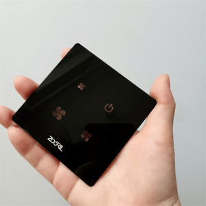 カスタムスマートwifiタッチウォールライトスイッチガラスパネルのみガラス