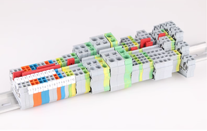 ST2.5 Conector de Cable de Enchufe Rápido 24-12AWG Alimentación a Través de Conexión Eléctrica Sin Tornillos Resorte Din Rail Terminal Blocks - Product Image 2
