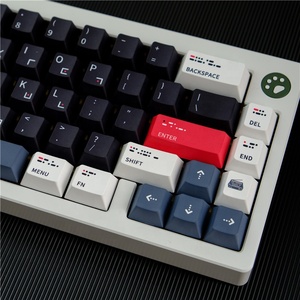 Código Morse Keycap PBT Cherry Profile Proceso de sublimación 128 teclas para RAINY75/VGN 68/84/87/98/104/108 Teclado mecánico - Product Image 5
