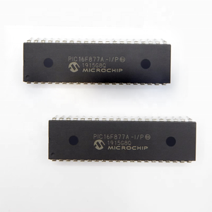 PIC16F877A nuevos microcontroladores originales de 8 bits IC MCU 8Bit 14KB Flash IC DIP40 componentes electrónicos PIC16F877A-I/P - Product Image 1