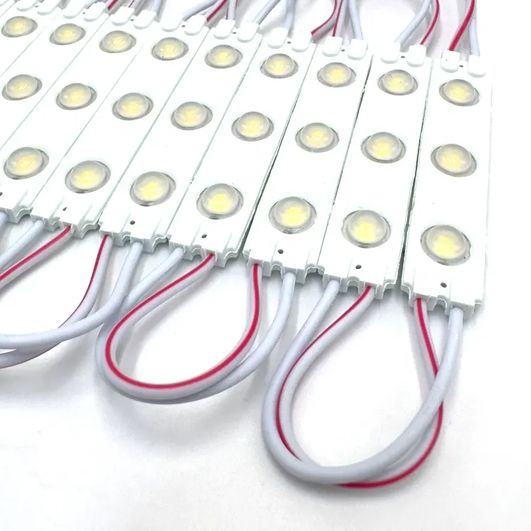 SMD DC 12V su geçirmez LED modülleri yüksek parlak 1.5W 3 Leds 2835 enjeksiyon modülü reklam işareti kutusu IP65 anma açık ışık