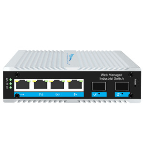 Web 10/100M/1000M Switch di rete per telecamera IP uso industriale 6 porte 4 porte POE 2 porte UPLINK SNMP QoS CCTV Switch