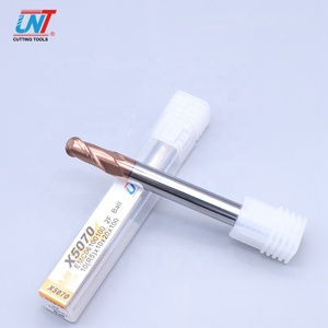 UNT 2 flüt katı hızlı kaplan karbür topu burun end freze aracı kesici - Product Image 1