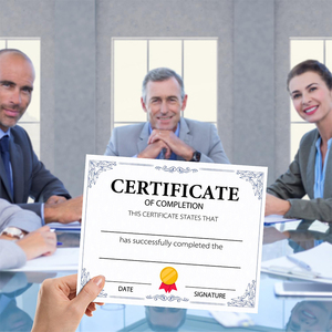 OEM ODM Professional Diploms Druck zertifikat Sicherheits druck Benutzer definierte Coupon-Zertifizierung für Grußkarten Kraft Coated