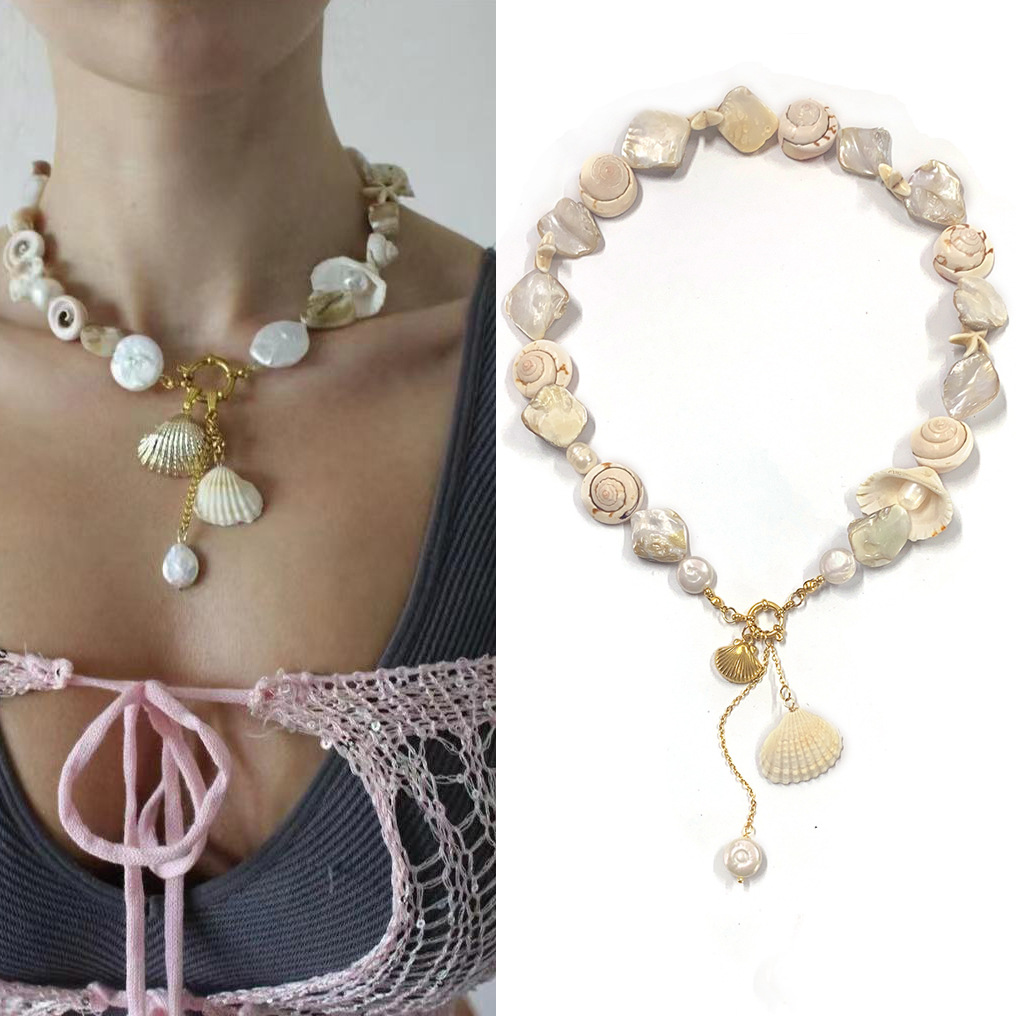 Collier grande boucle ronde 45 ~ 46cm