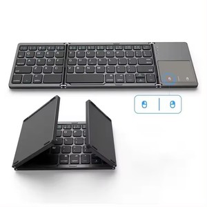 Teclado inalámbrico portátil de oficina B033S de fábrica Original 2024 para teléfono móvil y tableta teclado plegable impermeable - Product Image 2