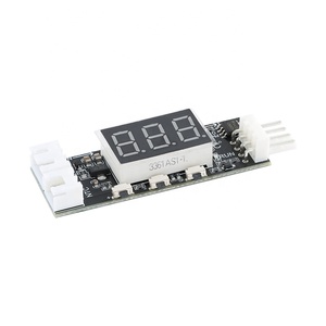 DC 12V4線式PWMファン温度制御ガバナー温度速度デジタルディスプレイサポート3Aファンオンオフ制御モジュール - Product Image 2