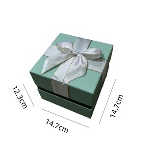 Scatola regalo quadrata in cartone di lusso con coperchio scatola regalo di carta rigida scatole per piccole imprese - Product Image 6