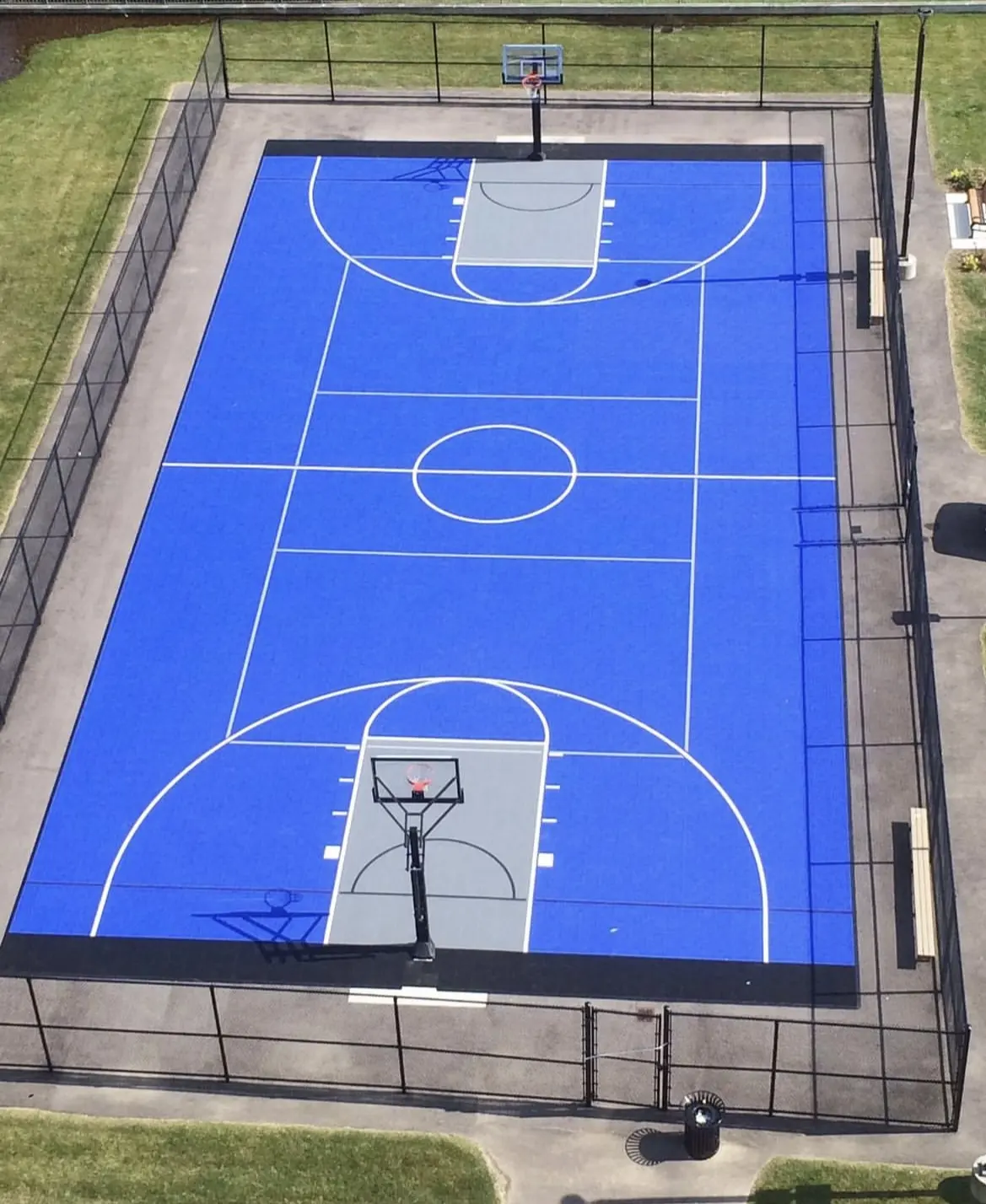 Cancha de baloncesto al aire libre alfombra de goma suelo de baloncesto cancha deportiva baldosas de PVC