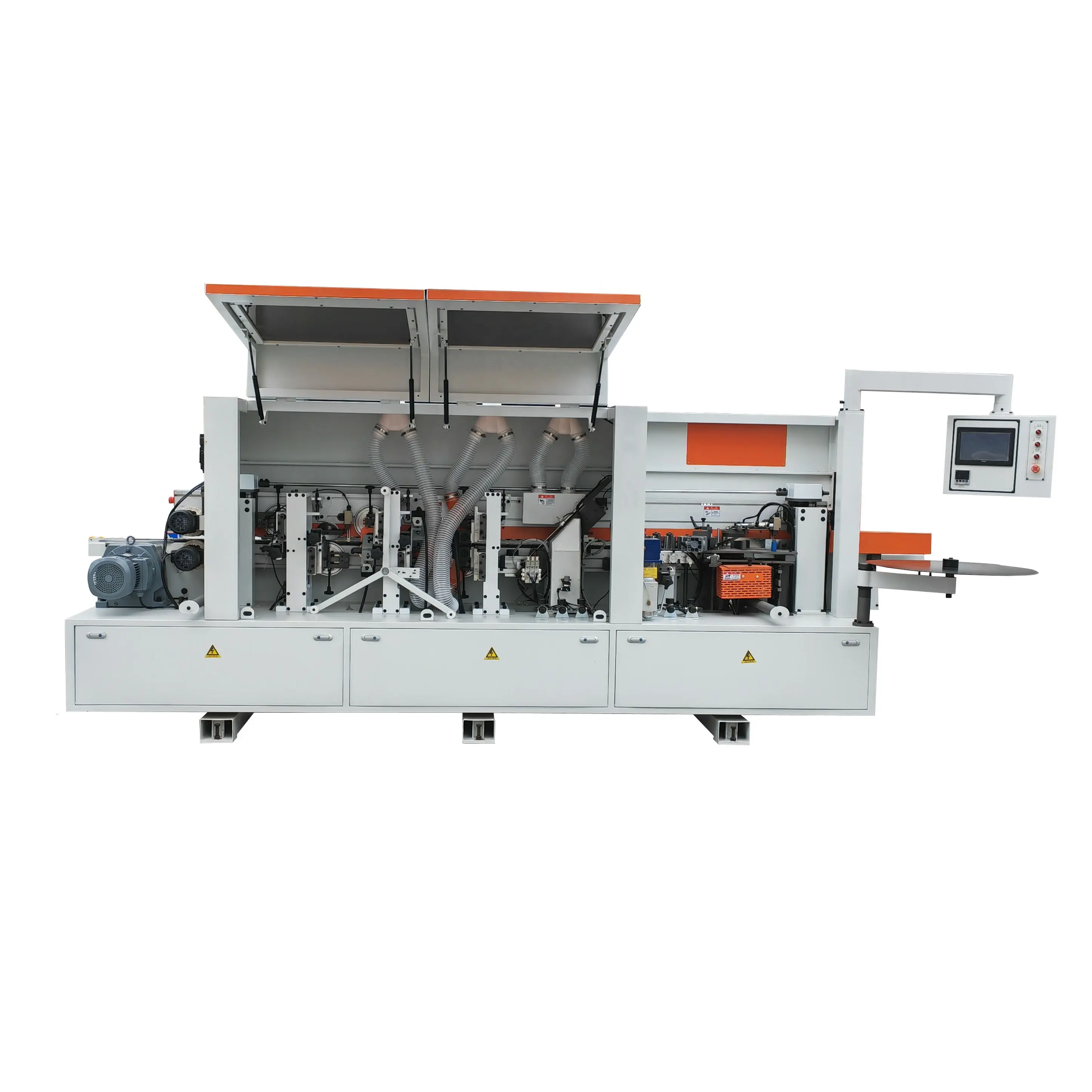 bevel and straight two face edge band Veneer ABS hot melt glue edge banding plywood solid wood machine