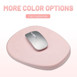Accesorios de ordenador, alfombrilla de ratón de dibujos animados de PC de Color sólido, Soporte de teclado de silicona para muñeca, alfombrilla de ratón de juego personalizada encantadora para oficina - Product Image 3