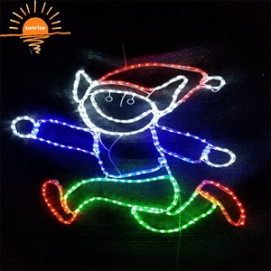 2D LED คริสต์มาสซานตาแสงกลางแจ้งกันน้ําเรืองแสง String ไฟลาย - Product Image 4