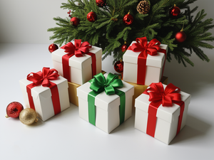 Colores sólidos o logotipo personalizado impreso lazo de cinta de satén preatado ajustable con lazo elástico para caja de regalo - Product Image 3