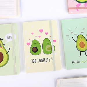 <strong>Colorful</strong> New Popular Avocado Cute Cardboard <strong>Notebook</strong> A5 Spring Short Hand <strong>Note</strong> Book for Office Use - Product Image 2