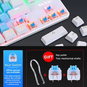 PCデスクトップゲーミングキーボード用有線キーボード混合色ボタン - Product Image 5
