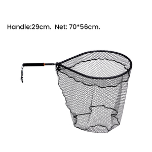 Malla recubierta de goma flotante, Red de aterrizaje de pesca con escala de 15kg, venta directa de fábrica - Product Image 2