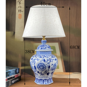 Cao cấp handmade Trung Quốc Phong cách Trung Sơn Gốm bảng đèn New cạnh giường ngủ trang trí Boutique cho phòng khách lối vào hội trường <span class=keywords><strong>CURIO</strong></span> - Product Image 4